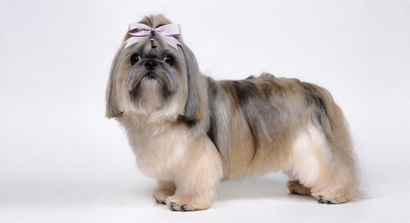 시츄 AI grooming style 1